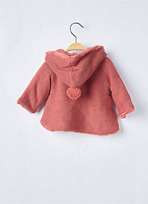 Vestă cu mâneci lungi tricot gros roz MAYORAL fată