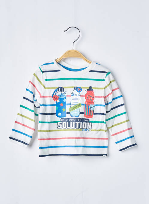 Tricou alb BOBOLI băiat