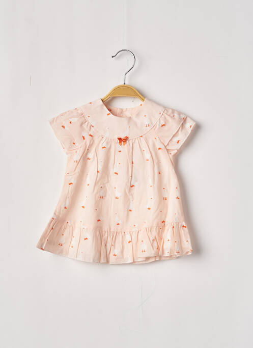 Rochie midi roz GYMP fată