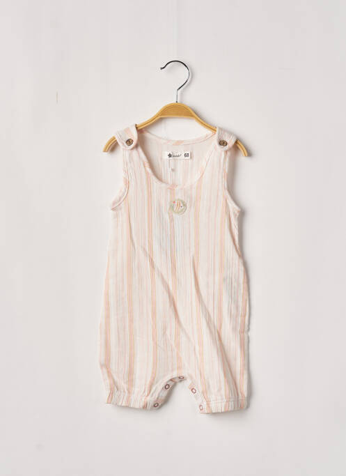 Salopetă pentru bebeluși alb STERNTALER fată