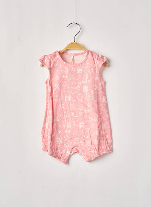 Salopetă scurtă roz BOBOLI fată