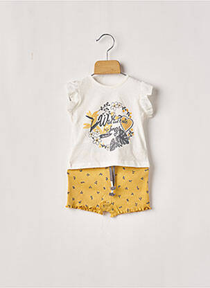Set șort galben BOBOLI fată