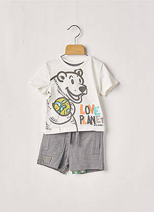 Set șort gri BOBOLI băiat