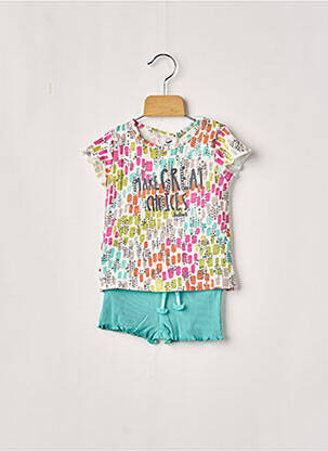 Set șort albastru BOBOLI fată