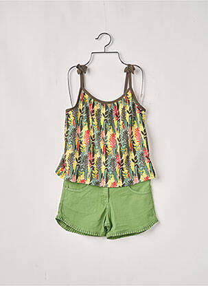 Set șort verde BOBOLI fată