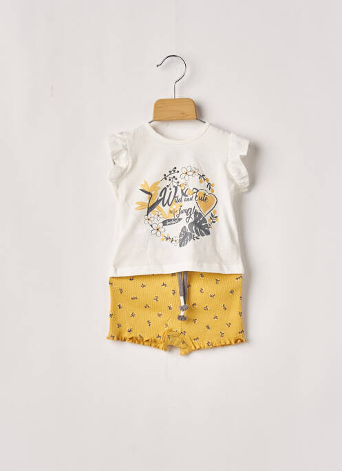 Set șort galben BOBOLI fată