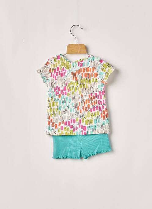 Set șort albastru BOBOLI fată