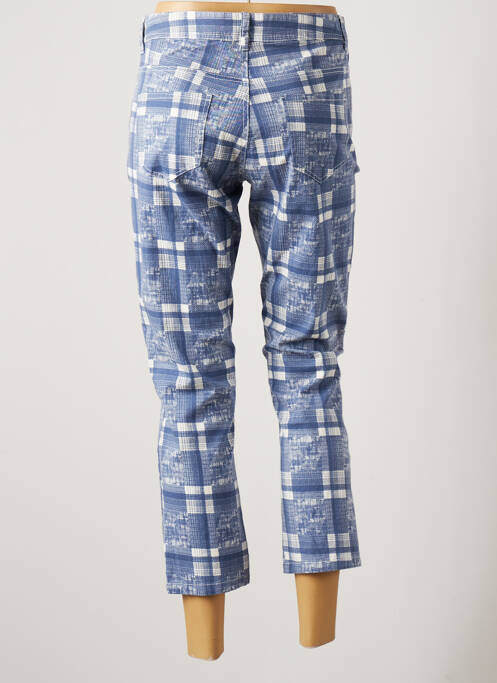 Pantalon trei sferturi albastru POMME ROUGE femeie