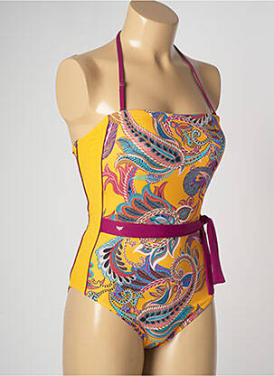 Costum de baie dintr-o singură piesă galben LPB femeie