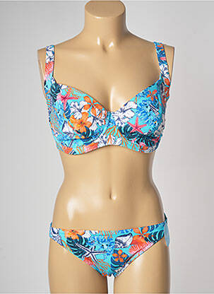 Costum de baie din două piese albastru OLYMPIA femeie