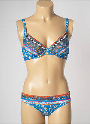 Costum de baie din două piese albastru OLYMPIA femeie