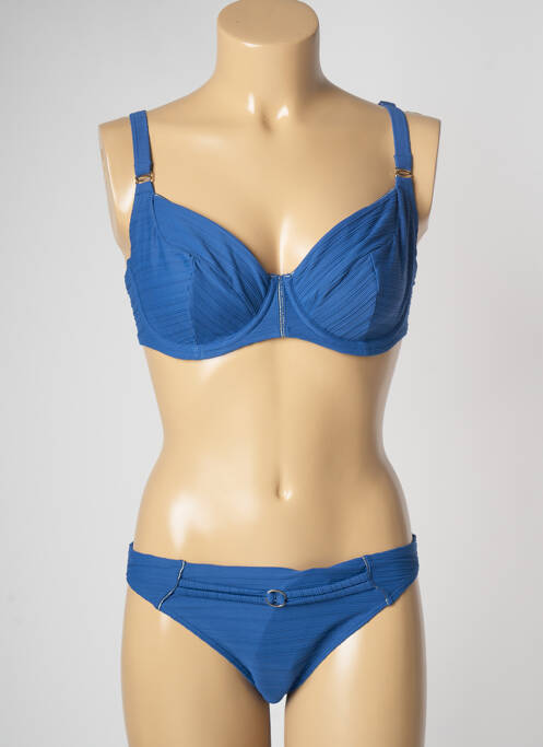 Costum de baie din două piese albastru SANS COMPLEXE femeie