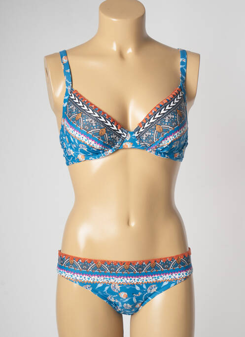 Costum de baie din două piese albastru OLYMPIA femeie