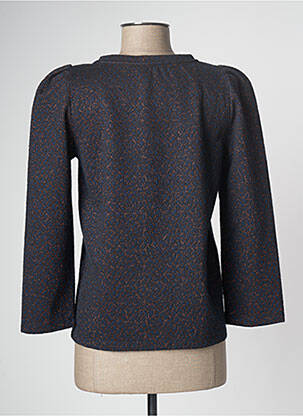 Top elasticitate mâneci lungi albastru PABLO GERARD DAREL femeie