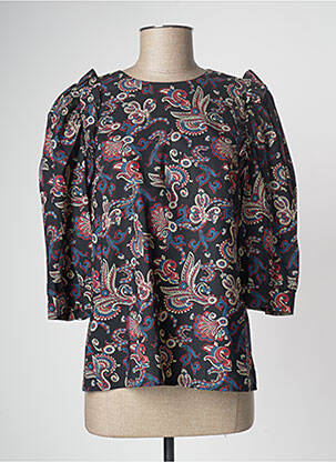 Top mâneci 3/4 negru BA&SH femeie