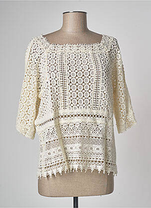 Top bej ATHÉ femeie