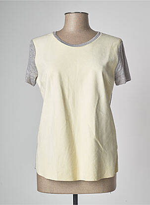 Top bej MAJESTIC FILATURES femeie