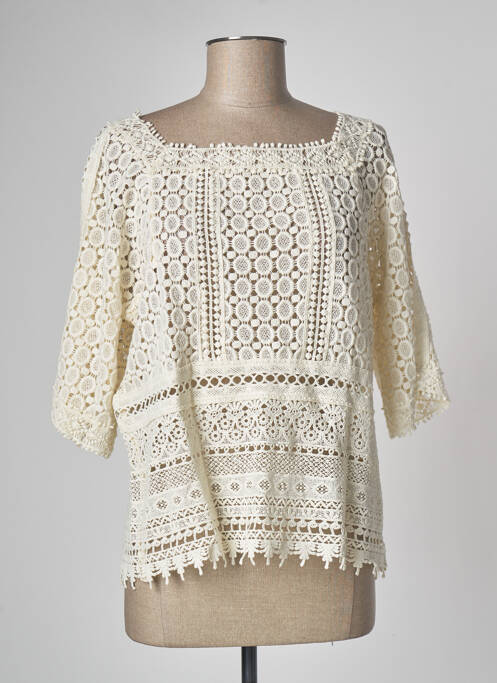 Top bej ATHÉ femeie