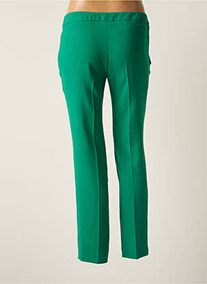 Pantalon drept țesătură crep mărime normală verde BA&SH femme