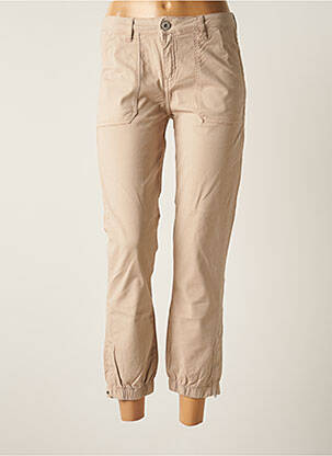 Pantalon 7/8 elasticitate mărime normală bej DENIM STUDIO femeie