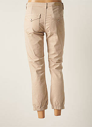 Pantalon 7/8 elasticitate mărime normală bej DENIM STUDIO femeie