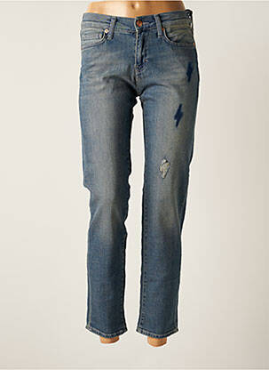 Blugi cu croială dreaptă albastru FIVE femeie