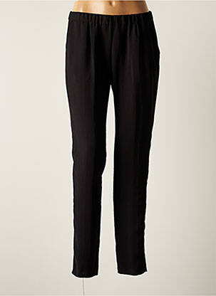Pantalon slim talie elastică mărime normală negru HARTFORD femeie