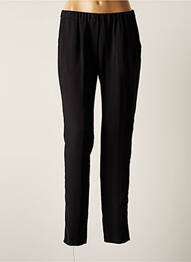 Pantalon slim talie elastică mărime normală negru HARTFORD femme