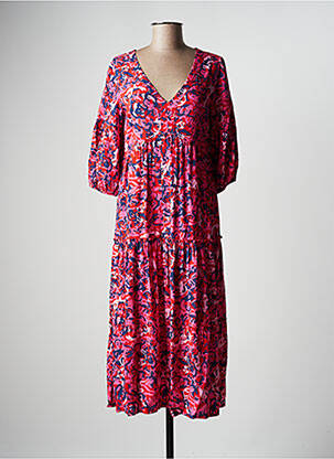 Rochie midi roz SEE THE MOON femeie