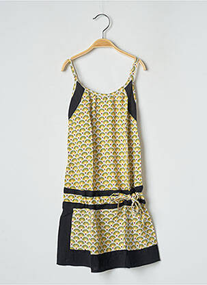 Rochie midi galben DIPAWALI fată