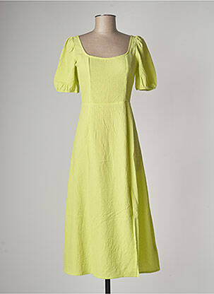 Rochie lungă mâneci scurte mâneci scurte verde TIFFOSI femeie