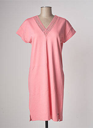 Rochie midi roz GARCIA femeie