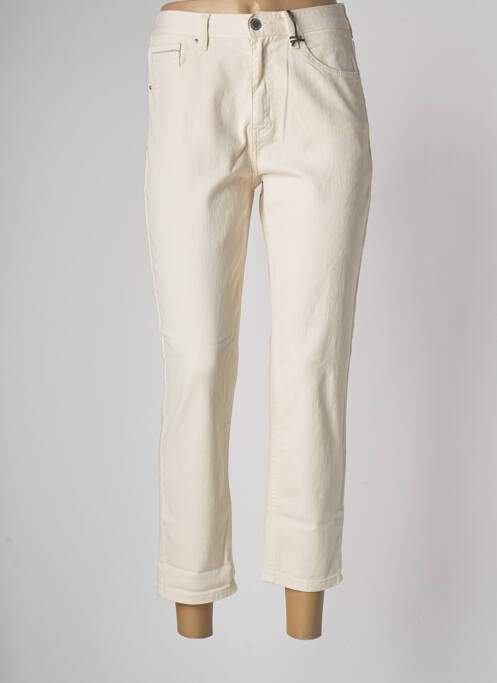 Pantalon trei sferturi bej MORGAN femeie