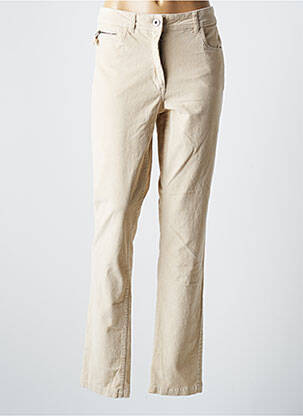 Pantalon slim bej BRANDTEX femeie