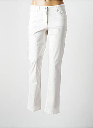 Pantalon slim alb BRANDTEX femeie