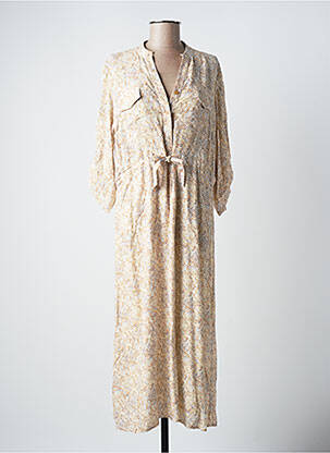 Rochie lungă bej SIGNE NATURE femeie