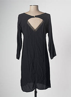 Rochie midi croială fluidă mâneci lungi negru LOLA ESPELETA femeie