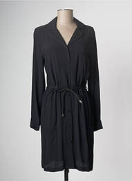 Rochie midi croială fluidă mâneci lungi negru LA PETITE FRANCAISE femme