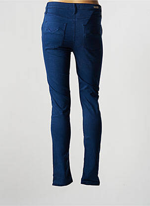 Pantalon slim elasticitate mărime normală albastru DESGASTE femeie