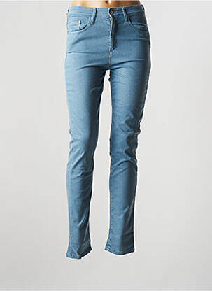 Pantalon drept albastru DESGASTE femeie