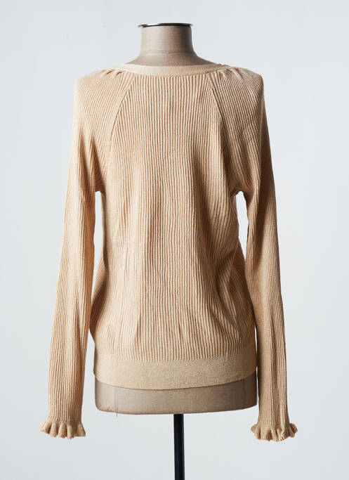 Vestă cu mâneci lungi bej VILA femeie