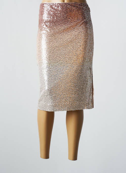 Fustă midi roz ESPRIT femeie