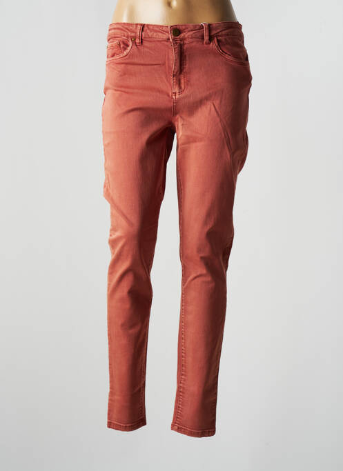 Pantalon slim portocaliu VILA femeie