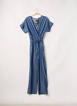 Salopetă-pantalon albastru QUATRE VINGT JOURS femeie