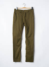 Pantalon chino elasticitate mărime normală verde TELERIA ZED bărbat