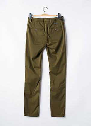 Pantalon chino elasticitate mărime normală verde TELERIA ZED bărbat