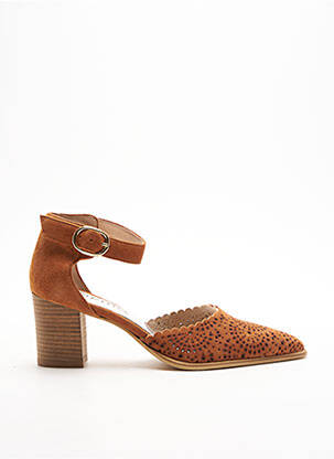 Sandale/Pantofi decupați maro MYMA femeie