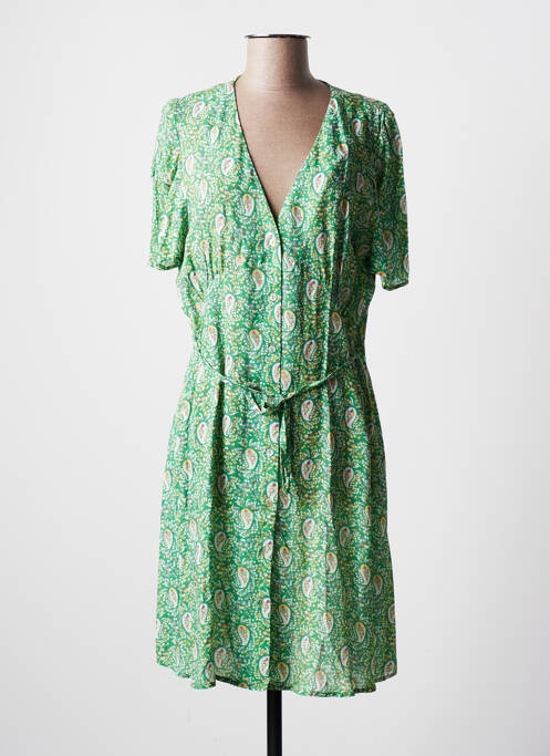 Rochie midi verde C'EST BEAU LA VIE femeie