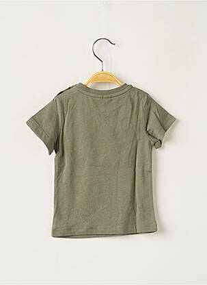 Tricou elasticitate mâneci scurte verde 3 POMMES băiat