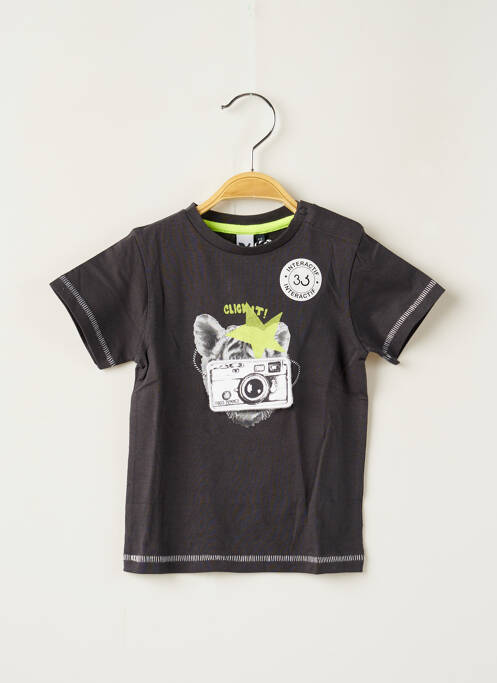 Tricou gri 3 POMMES băiat